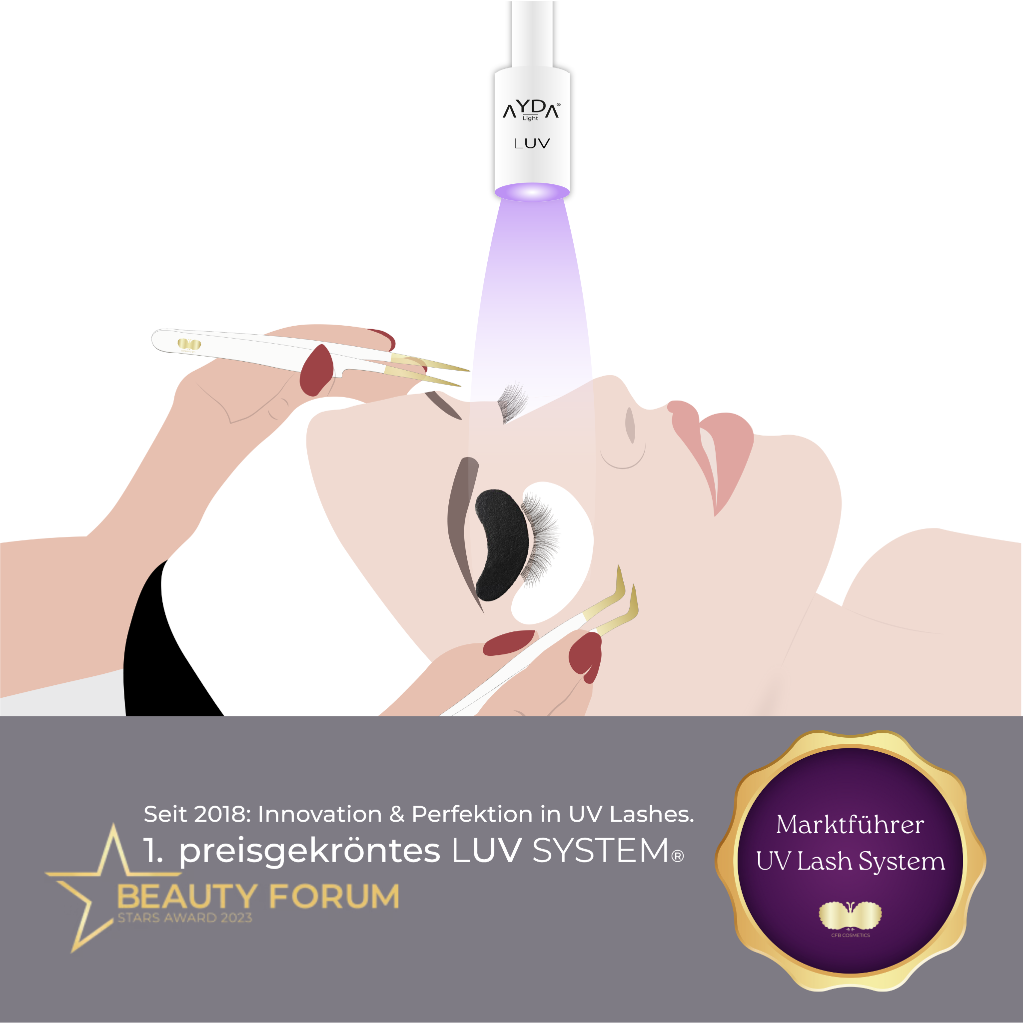 UV Wimpernverlängerung